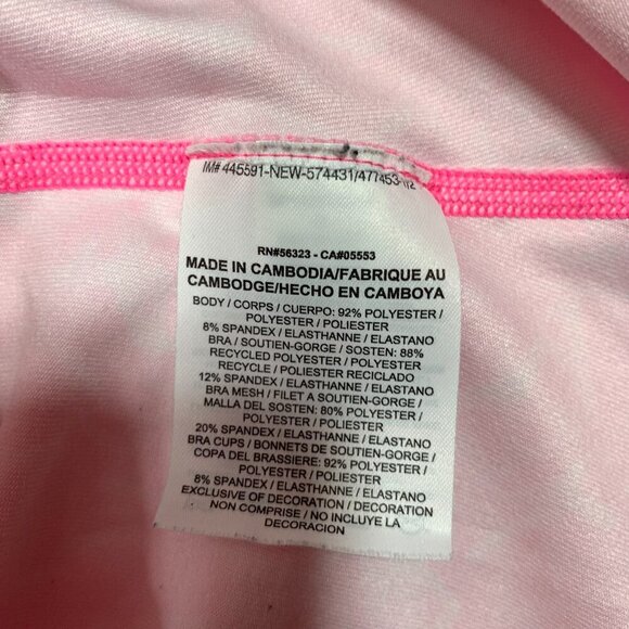 NIKE Womens Advantage Printed Tank - Pink /White sz - Picture 12 of 12